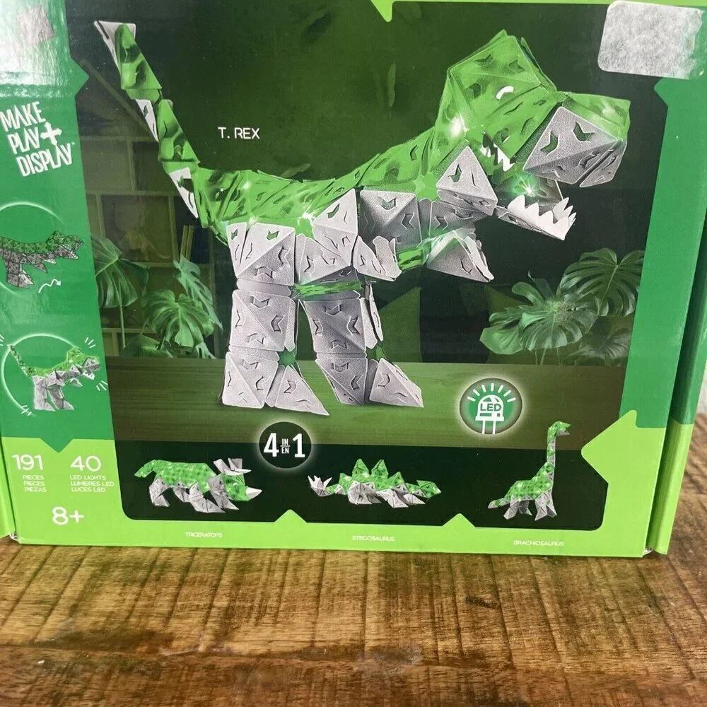 3d Dinosaur Puzzle Thames & Kosmos Creatto Light-Up 3D Kit 4 Models New Sealed
